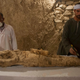The mummy discovered in the Luxor tomb Kampp 150. (Image: AP)
